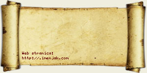 Angelina Miljanić vizit kartica